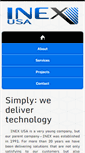 Mobile Screenshot of inex-usa.com