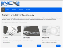 Tablet Screenshot of inex-usa.com
